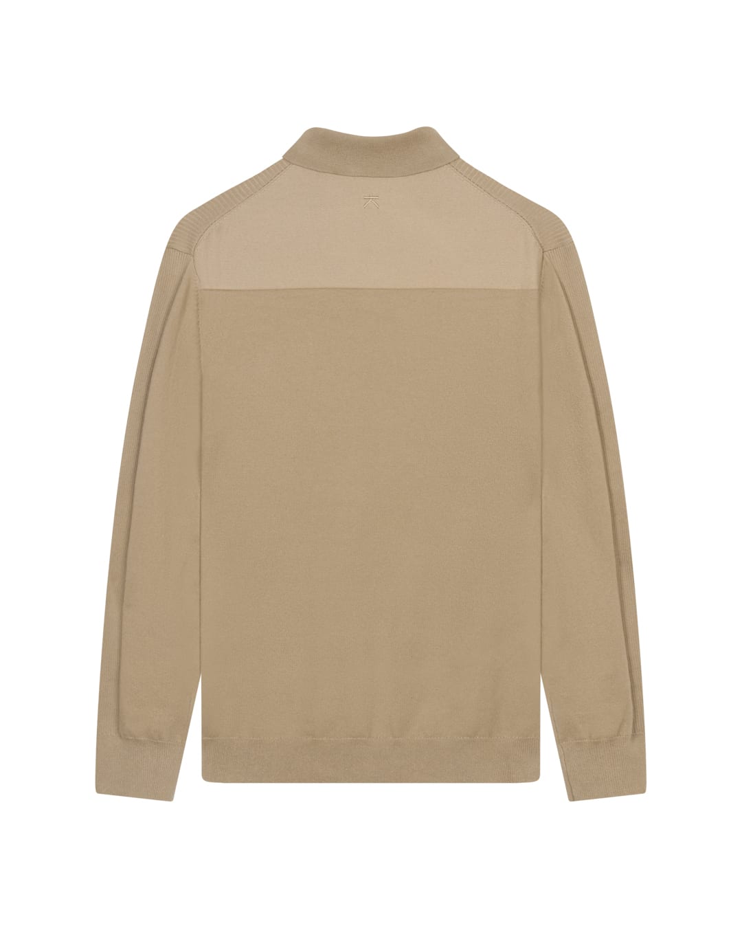 Luxe heren polo trui van katoen met meegebreide lycra en moderne structuur van KOLLEKT