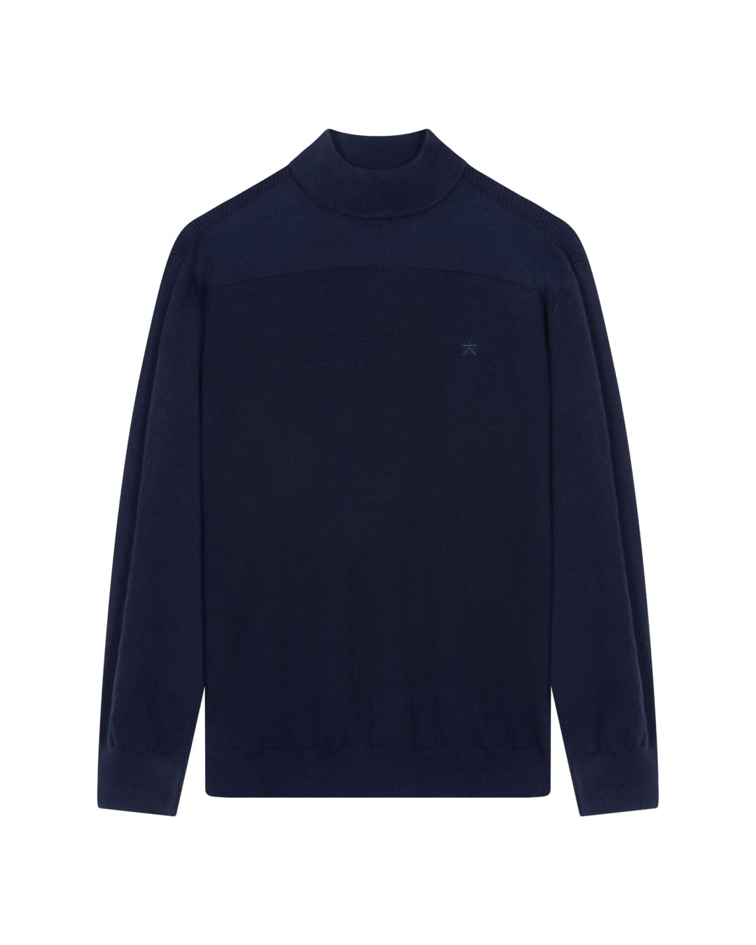 Luxe heren turtle trui van katoen met meegebreide lycra en moderne structuur van KOLLEKT