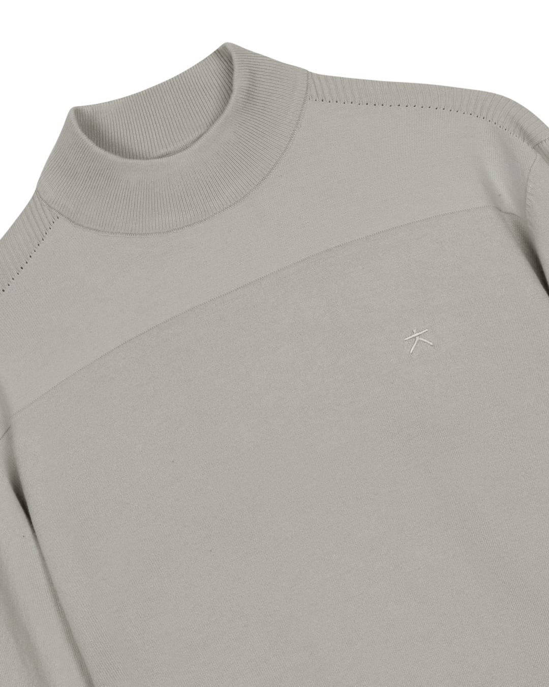 Luxe heren turtle trui van katoen met meegebreide lycra en moderne structuur van KOLLEKT