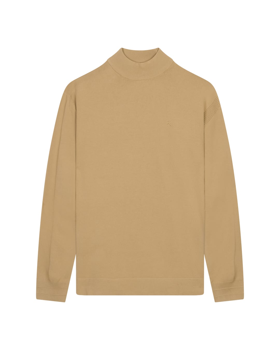 KOLLEKT Moderne Luxe DryTech Turtle trui voor heren met 3D knit structuur en cleane uitstraling