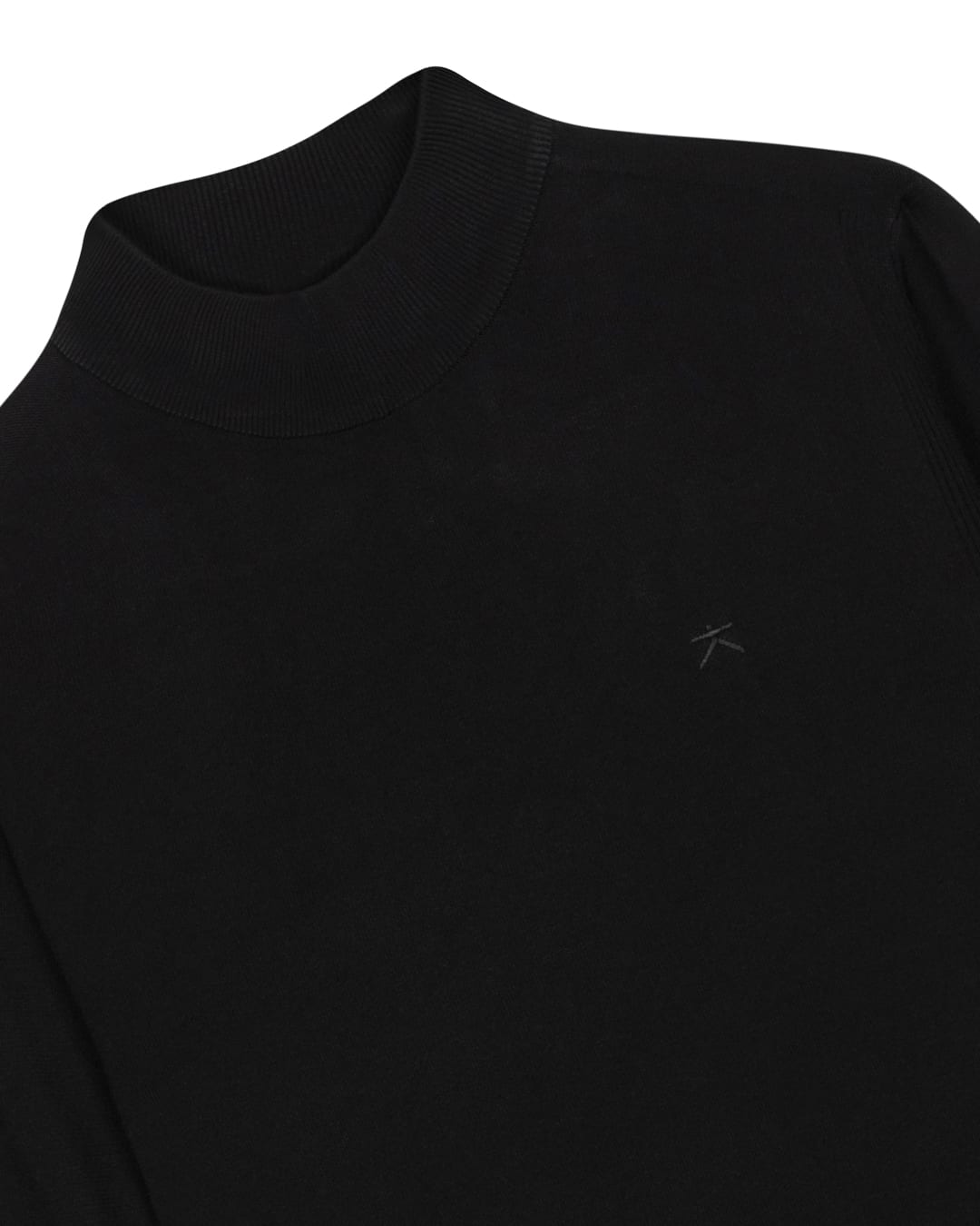 KOLLEKT Moderne Luxe DryTech Turtle trui voor heren met 3D knit structuur en cleane uitstraling