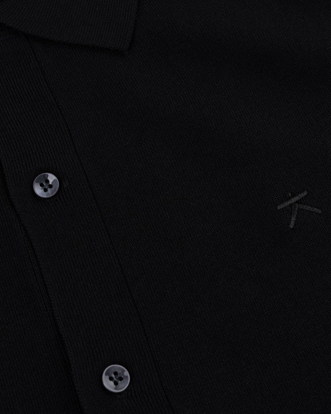 KOLLEKT DryTech™ Knit Overshirt voor heren met doorknoopsluiting en shirt uitstraling