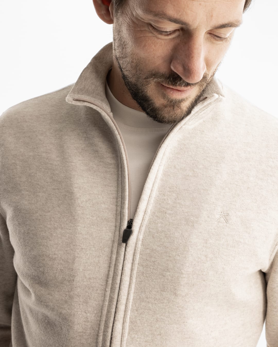 Luxe duurzame heren vest van gerecycled katoen van KOLLEKT