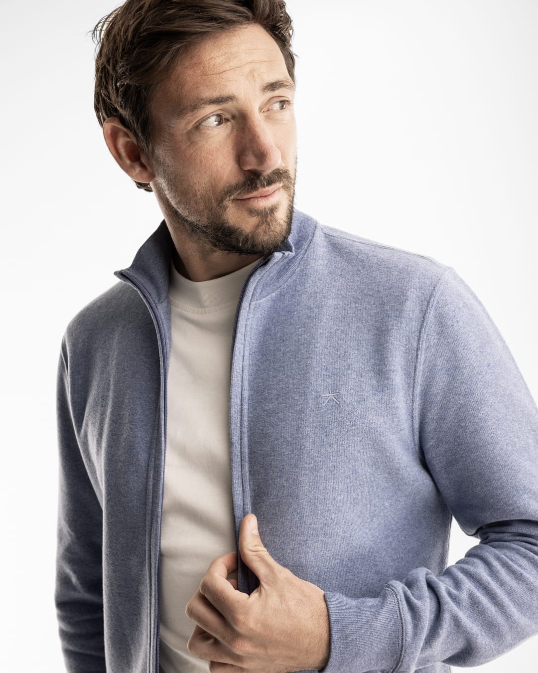 Luxe duurzame heren vest van gerecycled katoen van KOLLEKT