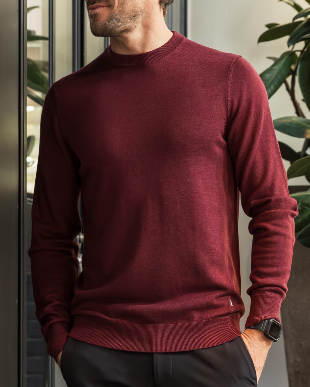 Bordeaux Jeukvrije Wollen Trui