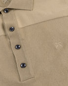 Luxe heren polo trui van katoen met meegebreide lycra en moderne structuur van KOLLEKT