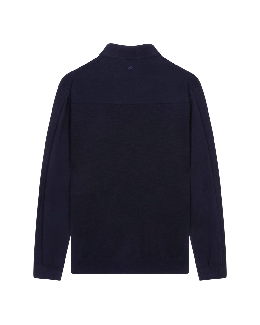 Luxe heren polo trui van katoen met meegebreide lycra en moderne structuur van KOLLEKT