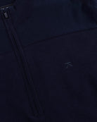 Luxe heren half zip trui van katoen met meegebreide lycra en moderne structuur van KOLLEKT