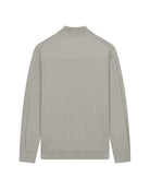 Luxe heren half zip trui van katoen met meegebreide lycra en moderne structuur van KOLLEKT