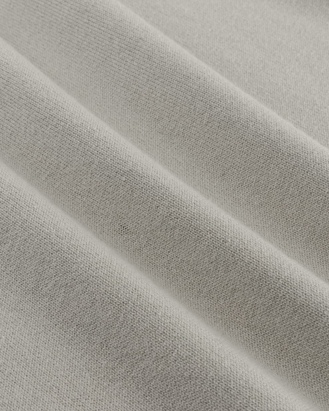 Luxe heren half zip trui van katoen met meegebreide lycra en moderne structuur van KOLLEKT