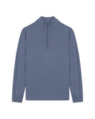 KOLLEKT Moderne Luxe DryTech™ Half Zip Trui voor heren met 3D knit details en cleane uitstraling