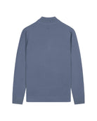 KOLLEKT Moderne Luxe DryTech™ Half Zip Trui voor heren met 3D knit details en cleane uitstraling