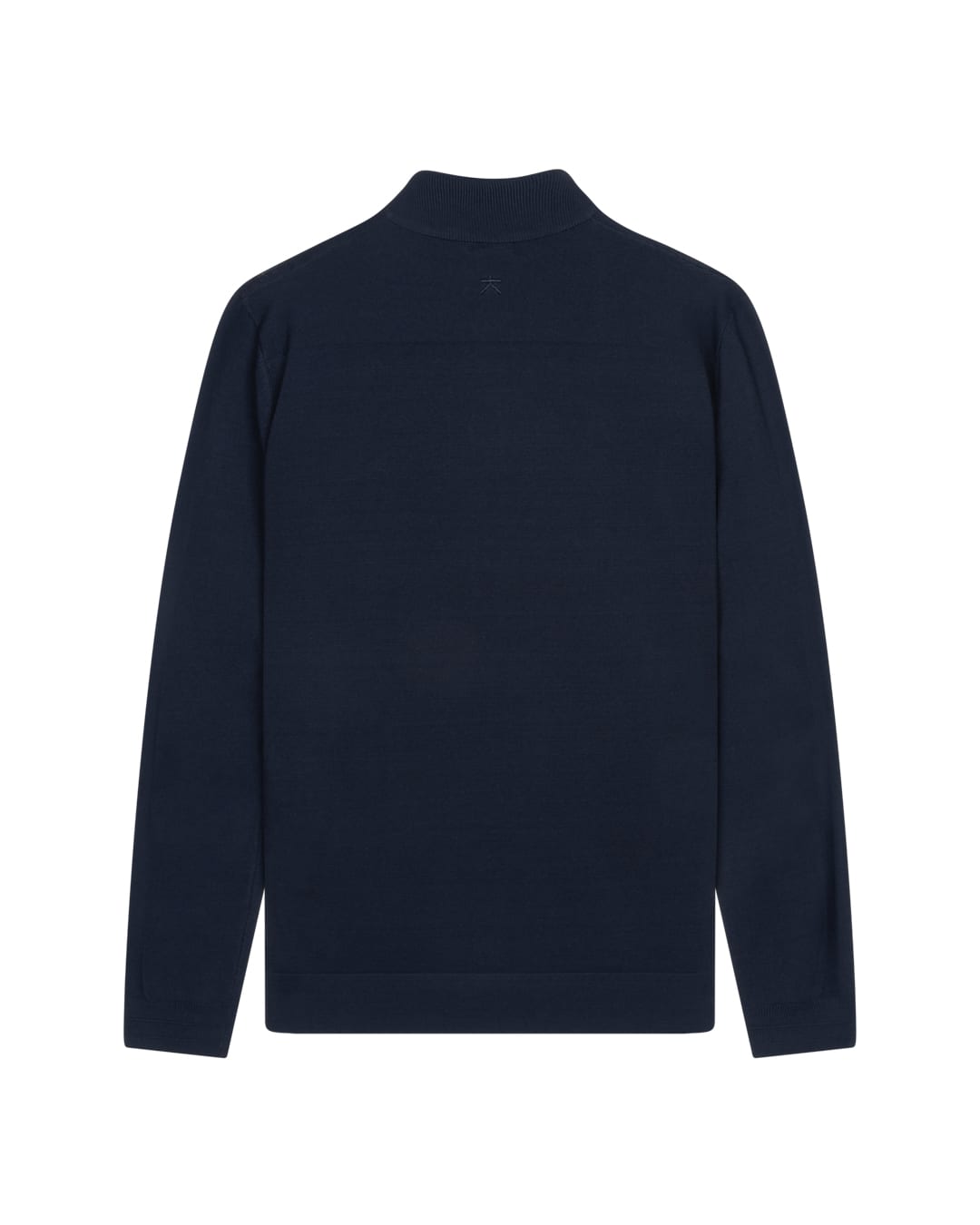 KOLLEKT Moderne Luxe DryTech™ Half Zip Trui voor heren met 3D knit details en cleane uitstraling