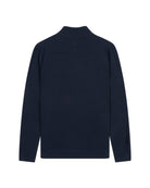 KOLLEKT Moderne Luxe DryTech™ Half Zip Trui voor heren met 3D knit details en cleane uitstraling