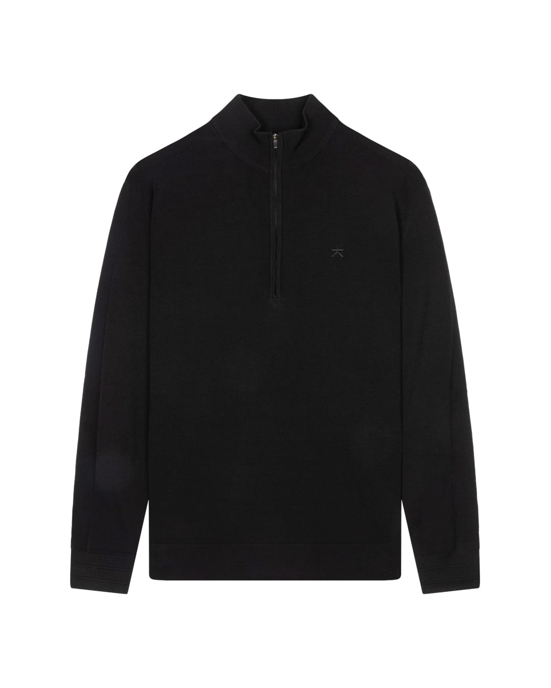 KOLLEKT DryTech™ Luxe Turtle Trui met 3D Knit Structuur - Black