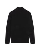 KOLLEKT Moderne Luxe DryTech™ Half Zip Trui voor heren met 3D knit details en cleane uitstraling