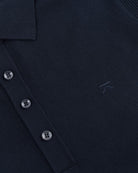 KOLLEKT Luxe DryTech Polo Trui voor heren met 3D knit details en polokraag met knoopsluiting