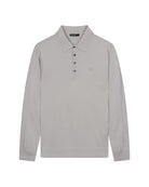 KOLLEKT Luxe DryTech Polo Trui voor heren met 3D knit details en polokraag met knoopsluiting