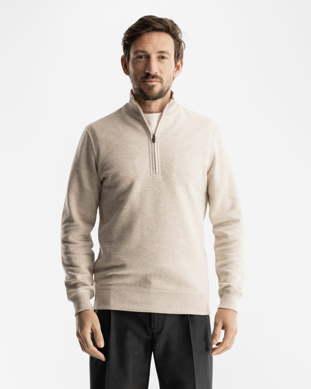 Luxe duurzame heren trui van gerecycled katoen van KOLLEKT