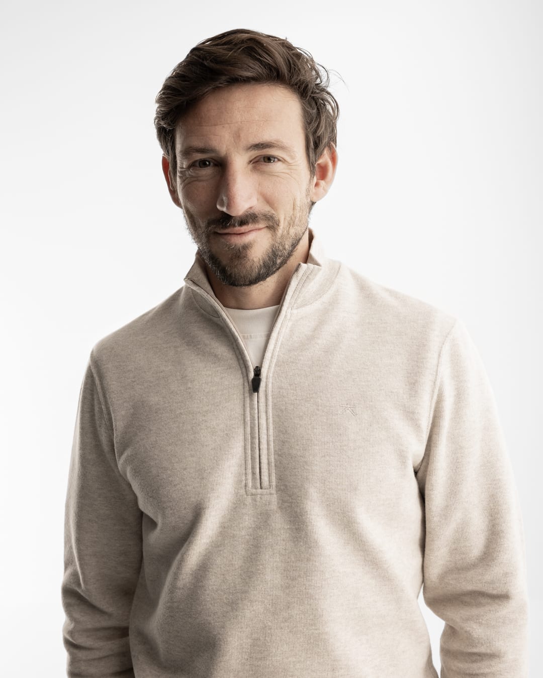 Luxe duurzame heren trui van gerecycled katoen van KOLLEKT