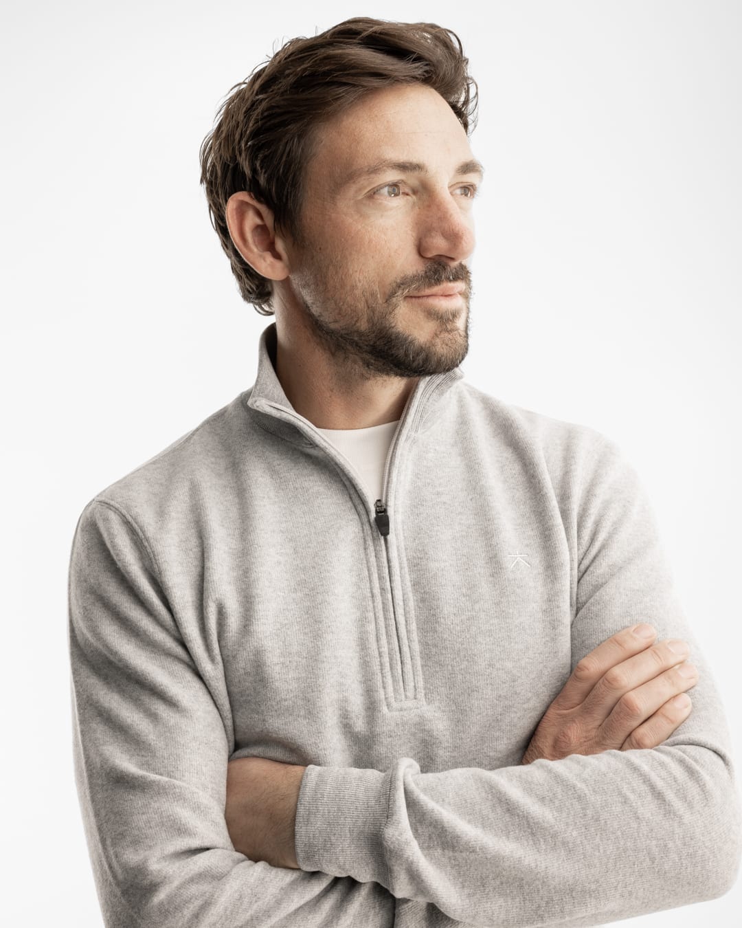 Luxe duurzame heren trui van gerecycled katoen van KOLLEKT