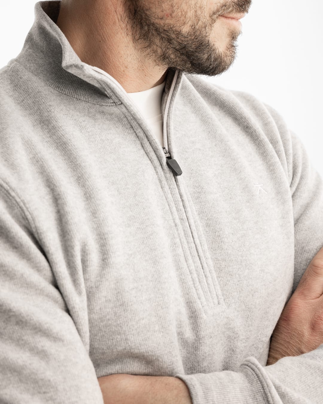 Luxe duurzame heren trui van gerecycled katoen van KOLLEKT