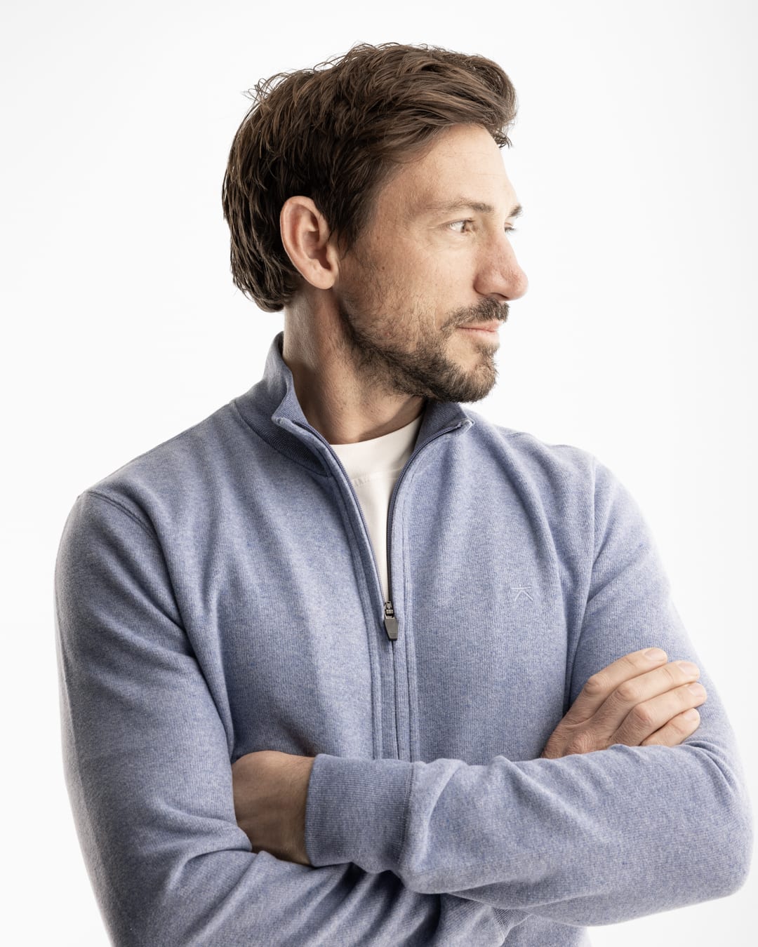 Luxe duurzame heren vest van gerecycled katoen van KOLLEKT