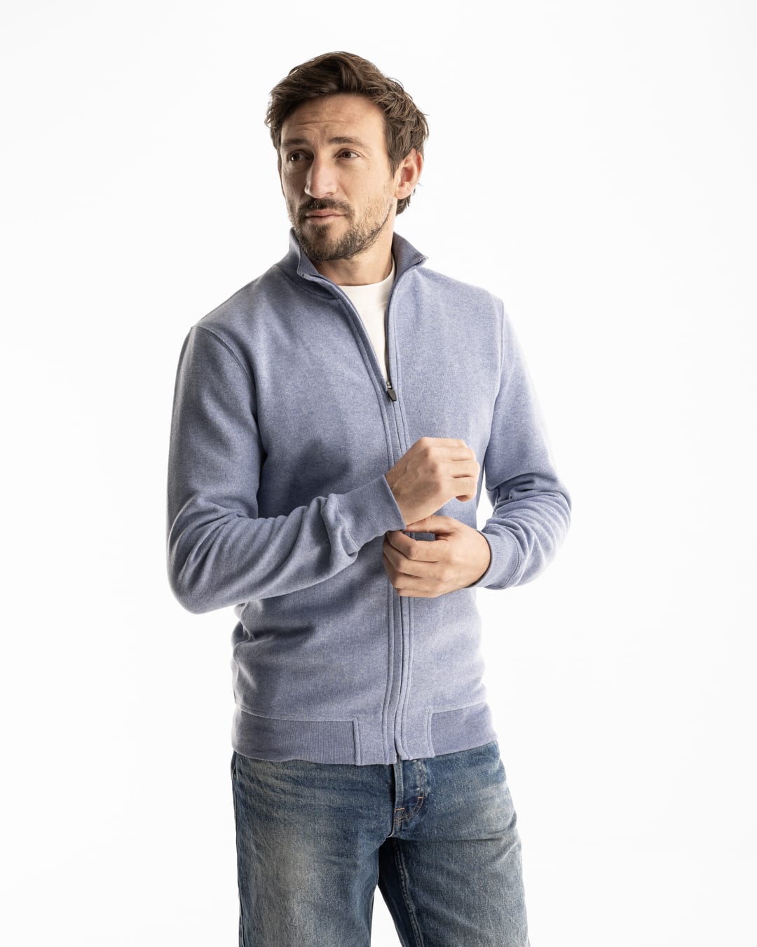 Luxe duurzame heren vest van gerecycled katoen van KOLLEKT