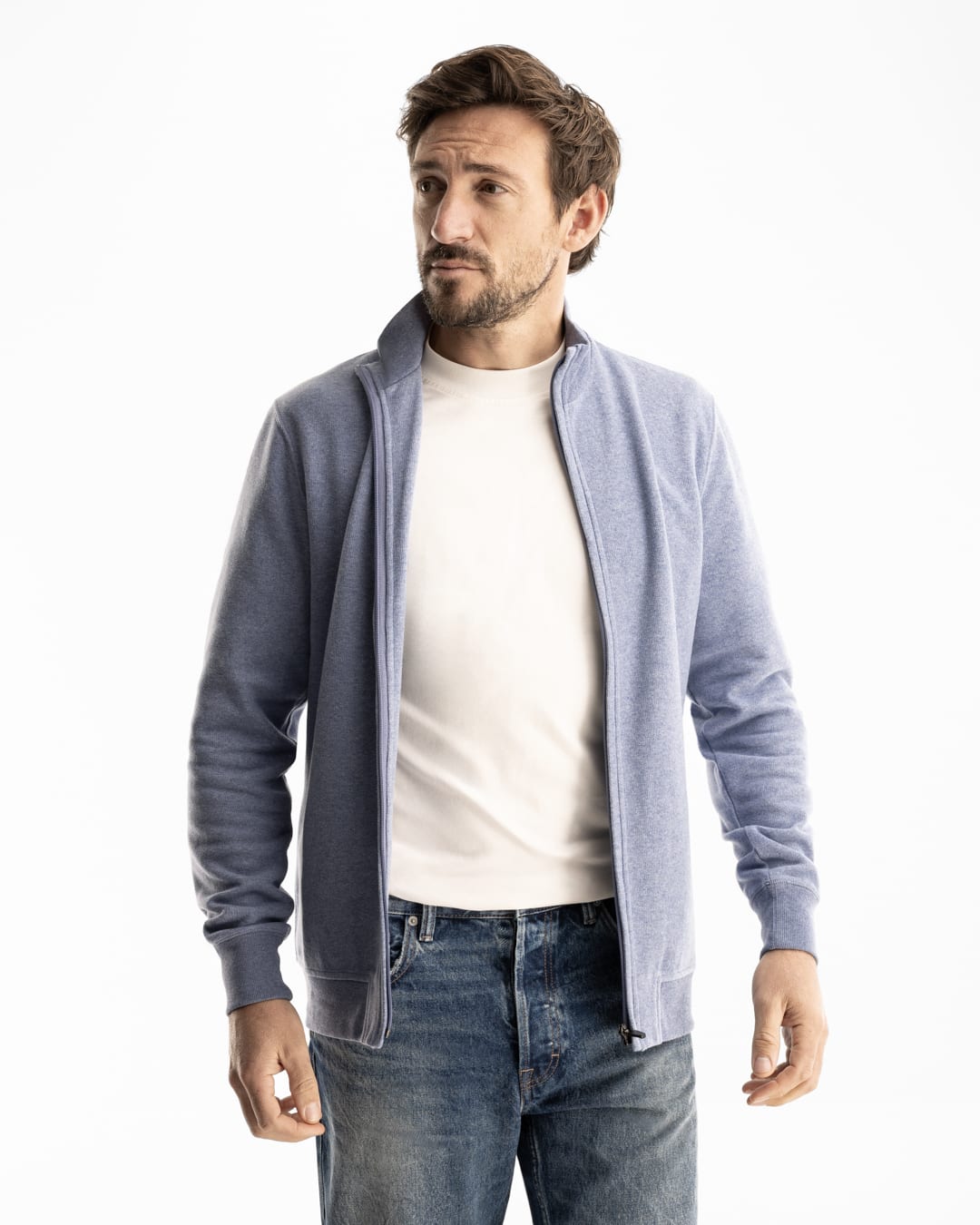 Luxe duurzame heren vest van gerecycled katoen van KOLLEKT